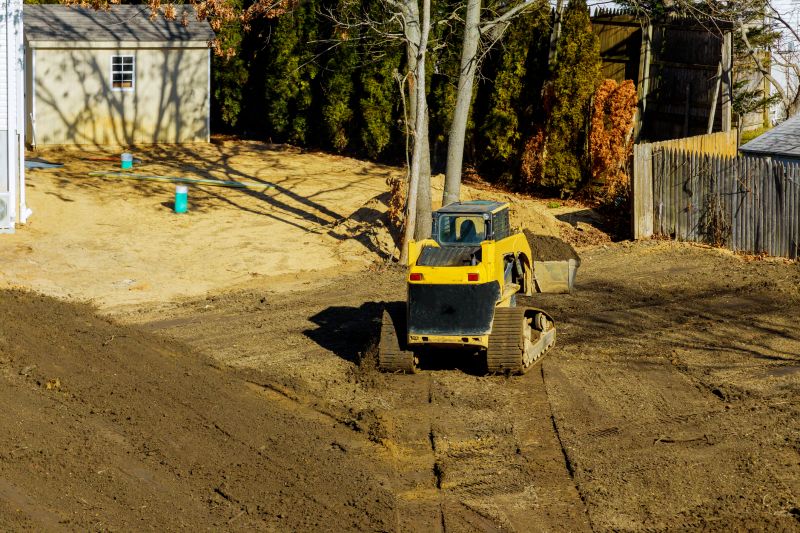 Excavation for Yard Resloping